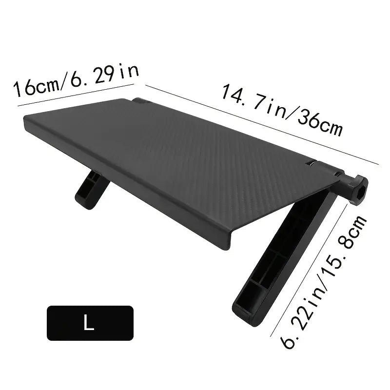 TV and Computer Monitor Stand, Office Desk Storage Shelf