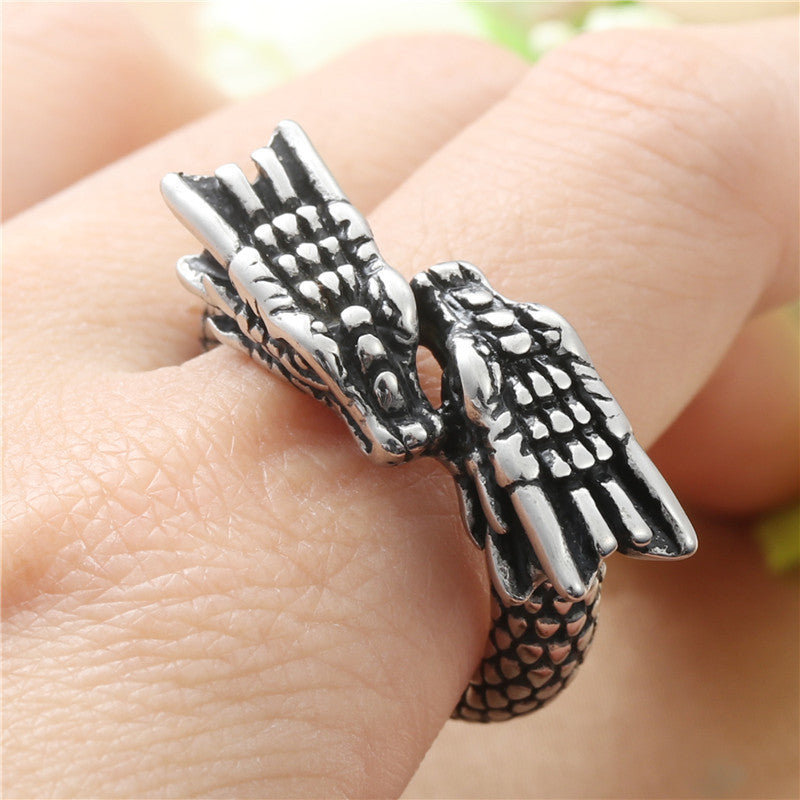 Dragon Ring - Titanium Steel