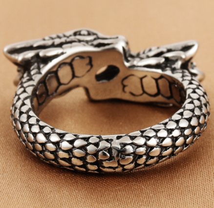 Dragon Ring - Titanium Steel
