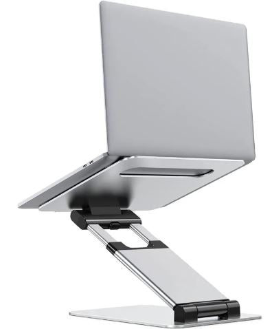 Laptop Stand for Desk with 360° Rotating Base