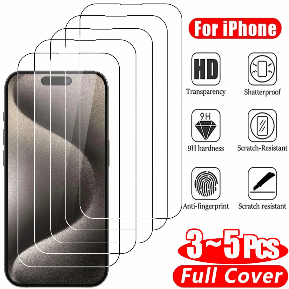 Titan Shield - 9H Tempered Glass Screen Protector for iPhone