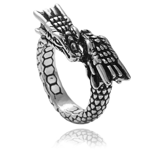 Dragon Ring - Titanium Steel